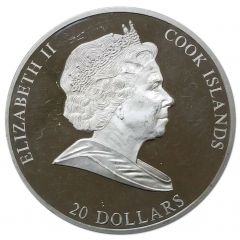20 Dollars - Elizabeth II Creation of Adam