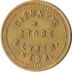 5 Cents - Ciemny's Store Elyria, Nebraska