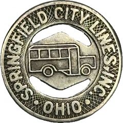 1 Fare - Springfield City Lines Springfield, Ohio