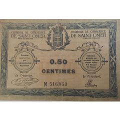 50 Centimes - Chambre de Commerce de Saint-Omer 62