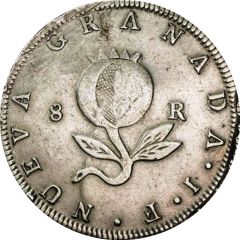 8 Reales Mule, Pre-republican - Republic of Colombia