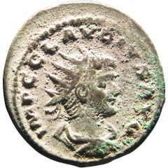 Antoninianus - Claudius II Gothicus REGI ARTIS, Vulcan