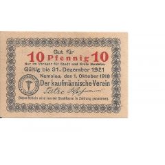 10 Pfennig Kaufmännischer Verein