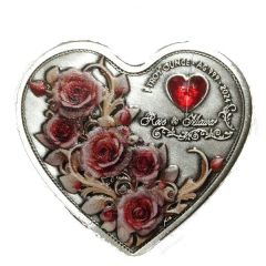Bullion - Rose Heart Antique Coloured