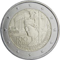 2 Euros Republic of Austria