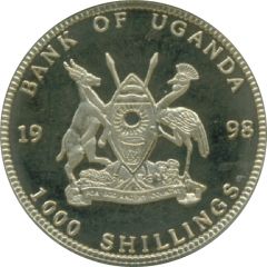 1000 Shillings 50 Euro cent Netherlands
