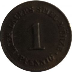 1 Pfennig Spiel-Münze, Lauer