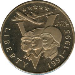 1/2 Dollar 50th Anniversary of World War II