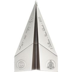 2 Dollars - Charles III Paper airplane