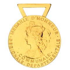 Médaille d’honneur régionale, départementale et communale - Echelons vermeil/or