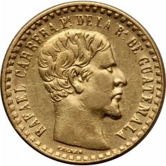 1 Peso Rafael Carrera