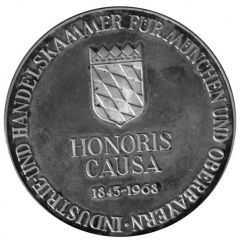 125 years of awarding the Honoris Causa by the Chamber of Industry and Commerce in Munich and Upper Bavaria