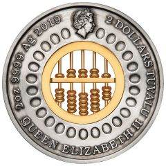 2 Dollars - Elizabeth II Abacus