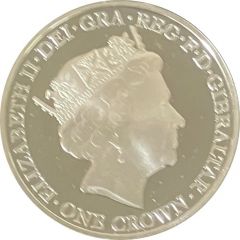 1 Crown - Elizabeth II 90th Birthday Crown - Last effigy, Silver Proof
