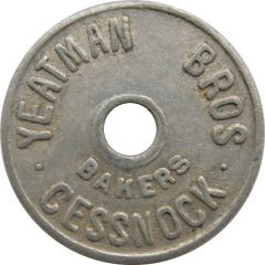 1 Loaf - Yeatman Bros. Bakers - Cessnock, NSW Co-operative Token