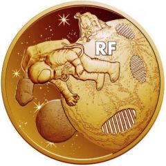 50 Euros First Step on the Moon