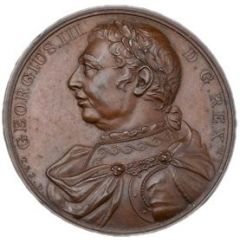 Medal - George III Death, J. Marrian, bronze