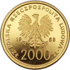 2000 Zlotys Papacy, Gold Bullion