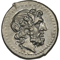 Victoriatus Anonymous, ROMA , letters on reverse
