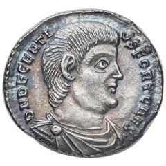 Siliqua - Decentius VIRTVS EXERCITI, Treveri