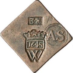 3 Hellers Siege coinage