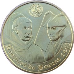 Monnaie de Paris Tourist Token - Hospices de Beaune Nicolas Rolin et Guigone de Salins