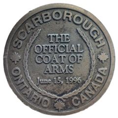 Medal - Scarborough Coat of Arms Ontario