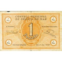 1 Peseta Premià de Mar