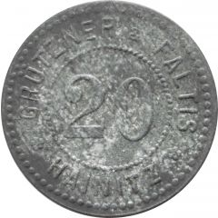 20 Pfennig - Hainitz Grützner and Faltis