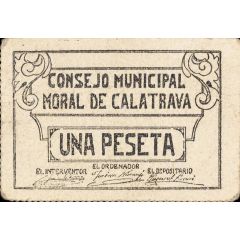 1 Peseta Moral de Calatrava