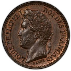1 Centime - Louis Philippe I pattern of Barre