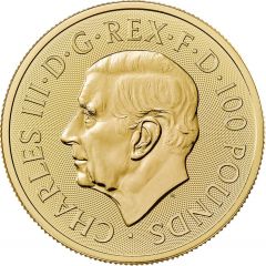 100 Pounds - Charles III Bond Films of the 1970s, 1oz Fine Gold