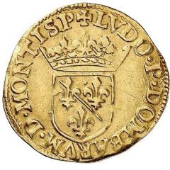 Double Gold Ecu - Louis II
