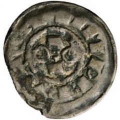 Denier - Otto III as emperor, Milan mint