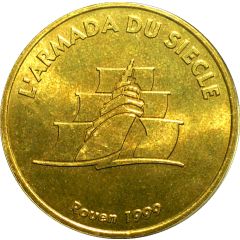 Monnaie de Paris Tourist Token - Rouen 1999 L`Armada du siècle