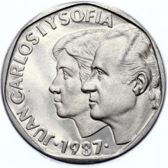 500 Pesetas - Juan Carlos I steel, portraits