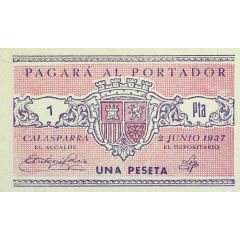 1 Peseta Calasparra