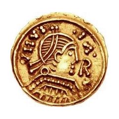 1 Tremissis Torso with ten sections, with R