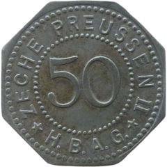 50 Pfennigs - Lünen Zeche Preussen II H.B.A.G.