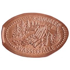 Elongated coin - Krimmler Waterfall