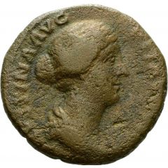 As - Faustina the Younger IVNO S C, Juno and Three Graces