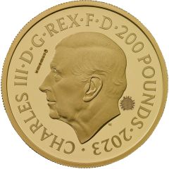 200 Pounds - Charles III James Bond - The Spy Who Loved Me, Gold Proof