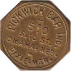 5 Cents - Pickwick Bar Inc. Omaha, Nebraska