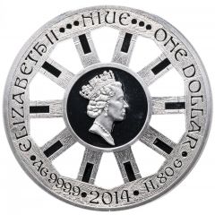 1 Dollar - Elizabeth II Wheel of Fortune