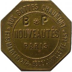 Token - Bon pour une prime - Aux Buttes Chaumont Paris