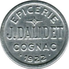 10 Centimes - Epicerie J.Dalidet Cognac [16]