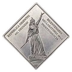 2000 Pesos Uruguayos Independence Bicentenary