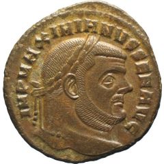 Nummus - Maxentius CONSERVATOR AFRICAE SVAE; Carthage