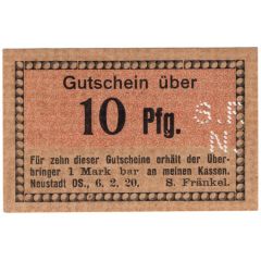 10 Pfennig S. Fränkel