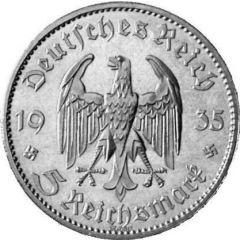 5 Reichsmark Saar - Pattern